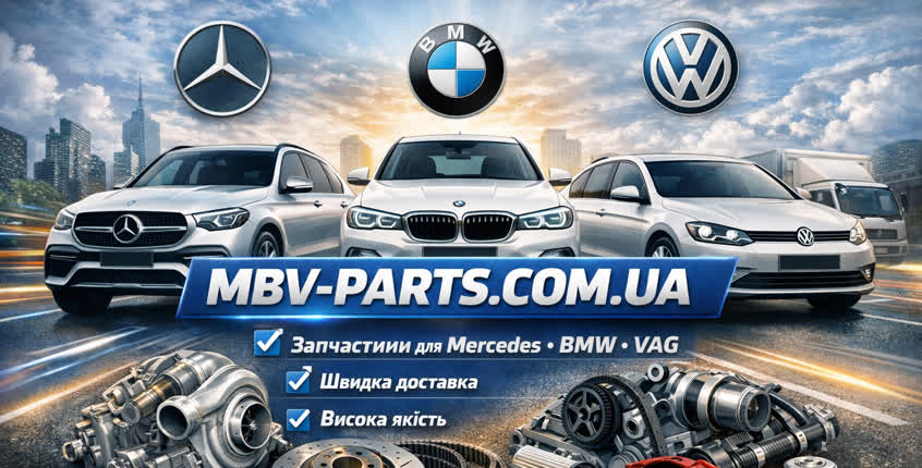 Оригінальні запчастини Mercedes, BMW та VAG