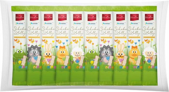 Отзыв на Favorina Oster Schoko Lolly Vollmilch & Weiße Schokolade из Интернет-Магазина LIDL