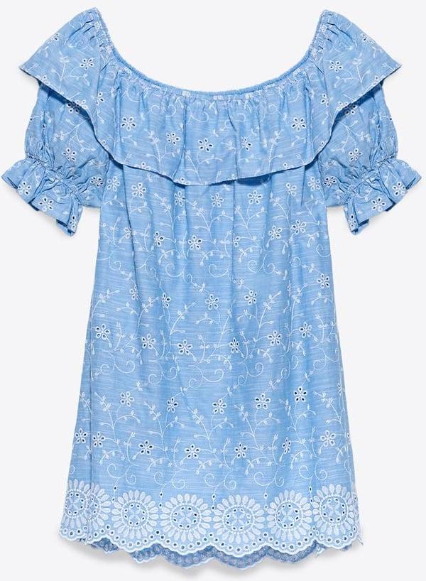 Отзыв на С вышитыми отверстиями из Интернет-Магазина Zara