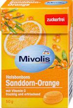 Bonbon, Sanddorn-Orange, zuckerfrei, 50 g